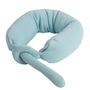 Customized Sugar Pillow Doughnut Strap Design Pp Cotton Adjustable u-Shaped Travel Pillow