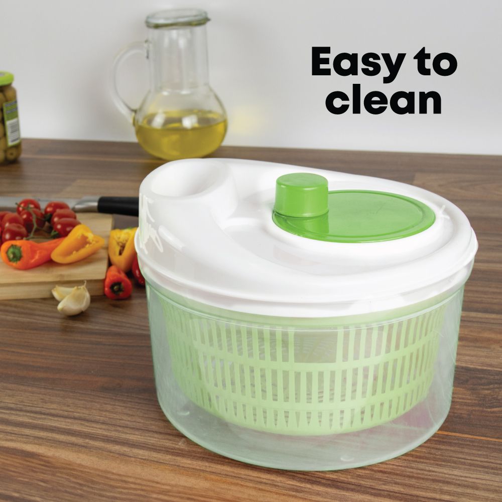 Food Grade Plastic Vegetable Fruit Washer Manual Kitchenware Salad Spinner Dryer