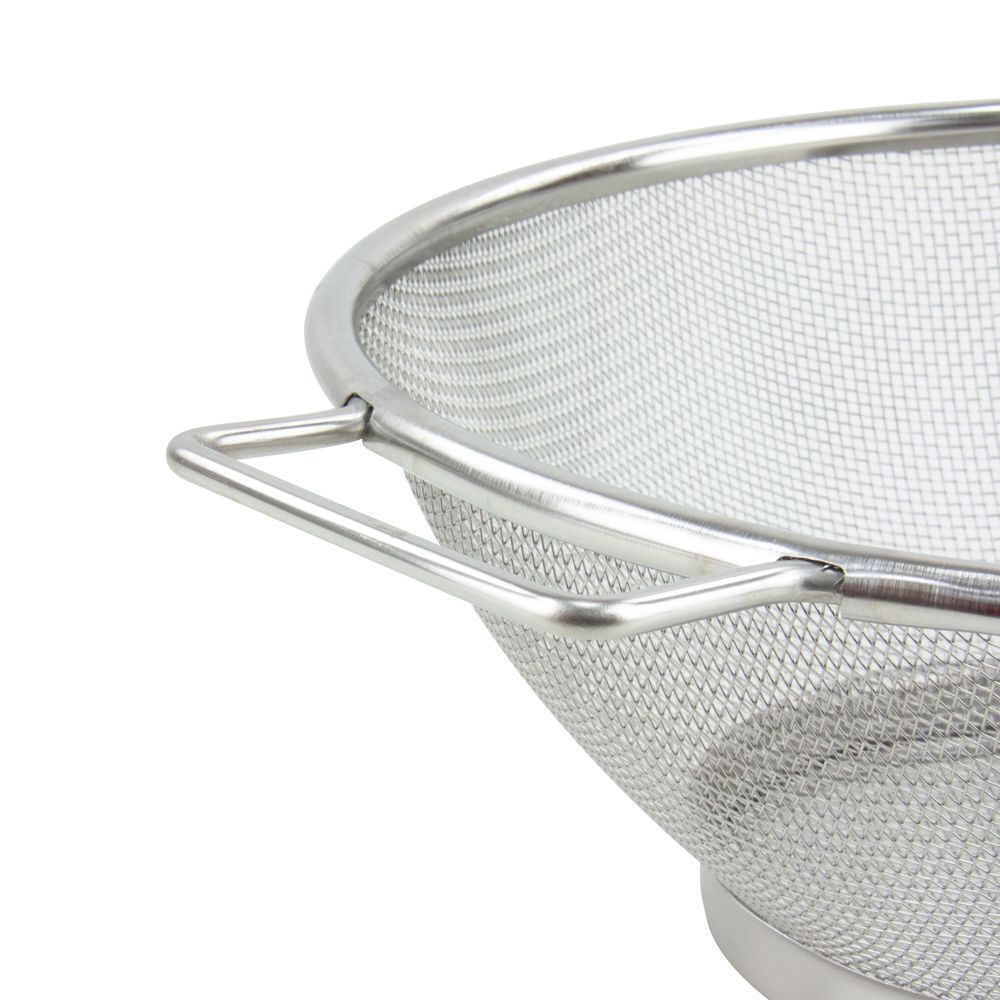 Kitchen Stainless Steel Perforated Fruit Vegetable Drain Storage Colander Basket