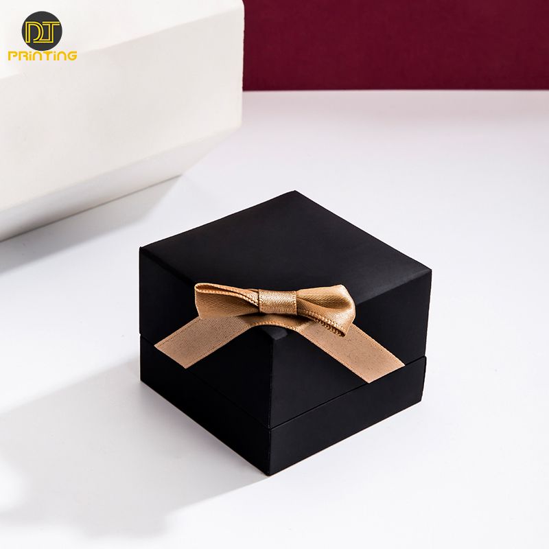 Luxury Custom Logo Printed Ring Jewelry Packaging Box