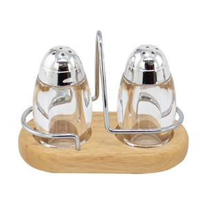 Salt Pepper Shaker Kitchen Glass Bottle For Spices Packing