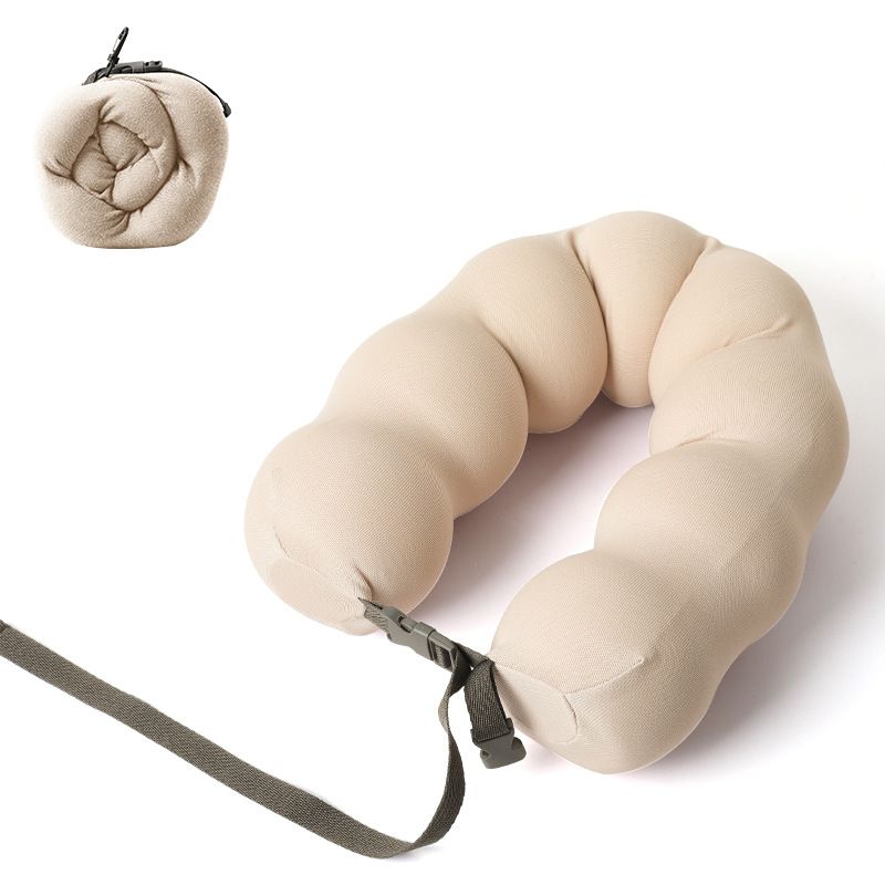 Personalized Adjustable Long Gourd Travel Neck and Lumbar Support Pillow