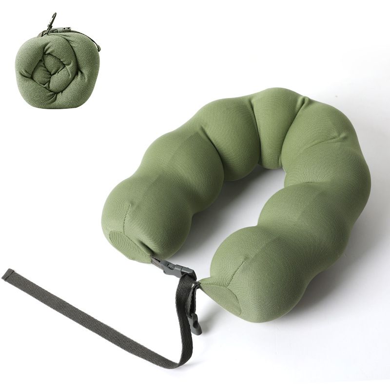 Personalized Adjustable Long Gourd Travel Neck and Lumbar Support Pillow