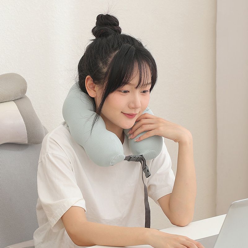 Personalized Adjustable Long Gourd Travel Neck and Lumbar Support Pillow