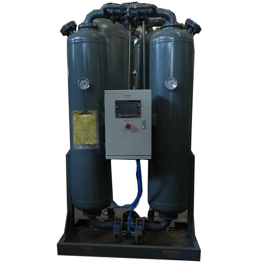 Heatless regeneration desiccant air dryer for air compressor