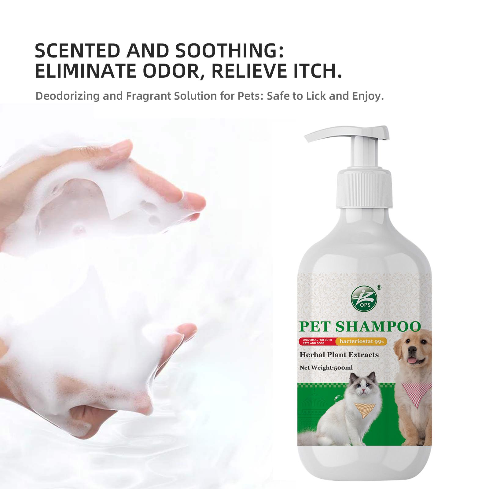 2024 Hot Sale Factory-Direct Pet Cleaning Shampoo with Dogs and Cats