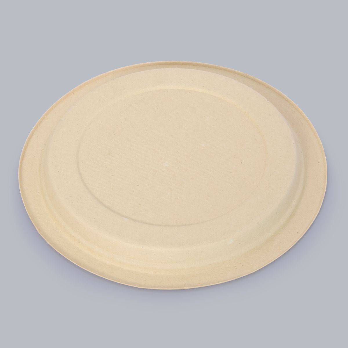 Disposable Tableware 9-inch Round Plate Letter Printing Degradable Plate Environmentally Friendly