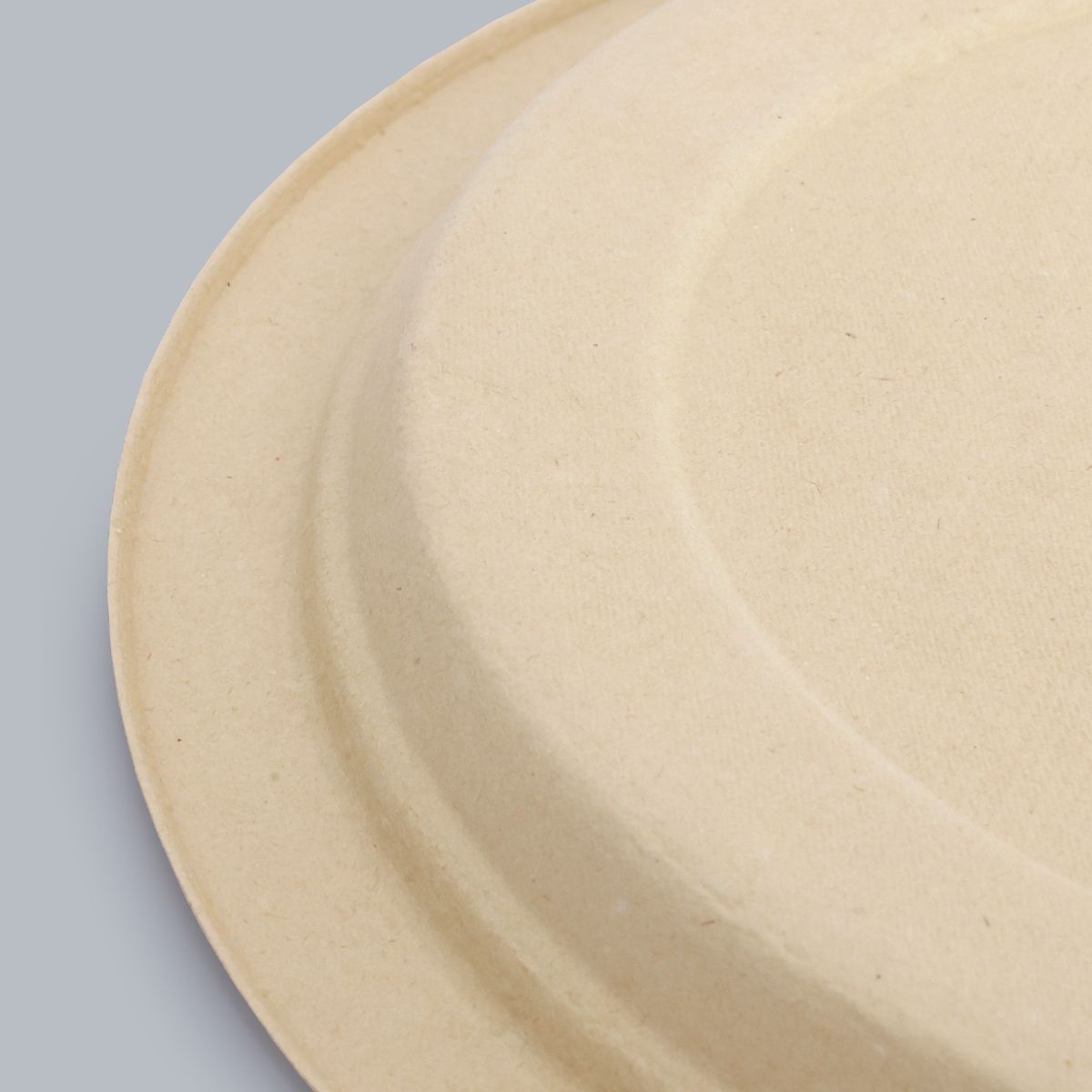 Disposable Tableware 9-inch Round Plate Letter Printing Degradable Plate Environmentally Friendly