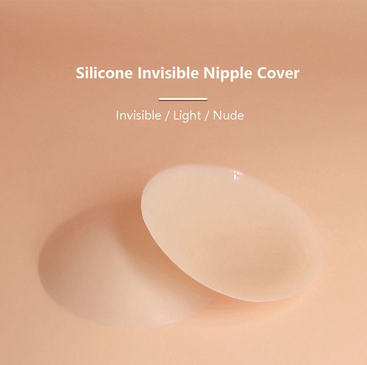 Ultra Thin Matte Medical Grade Glue Adhesive Silicone Seamless Nipple Cover