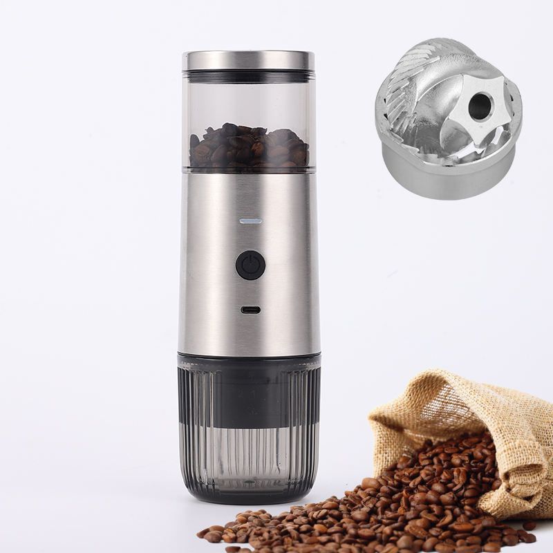 Portable Stainless Steel Electric Coffee Bean Grinder Machine