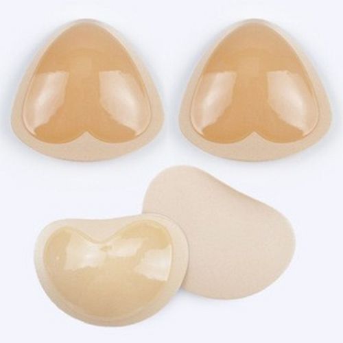 Adhesive Push Up Sponge Bra Pads Reusable For Bikini Wedding Dress