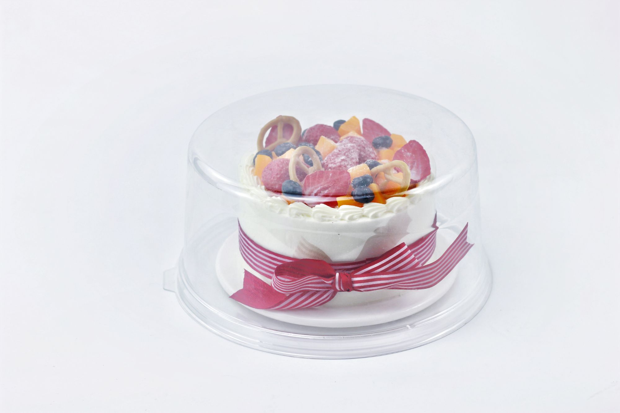 6 inch Round Food Container for Ice cream cake storage refrigerator safe freezing use