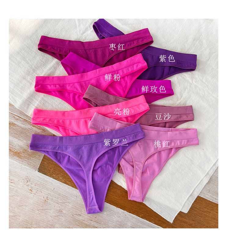 Singwear 66161 Women Sports Seamless Thong Underpants Low Waist Panties