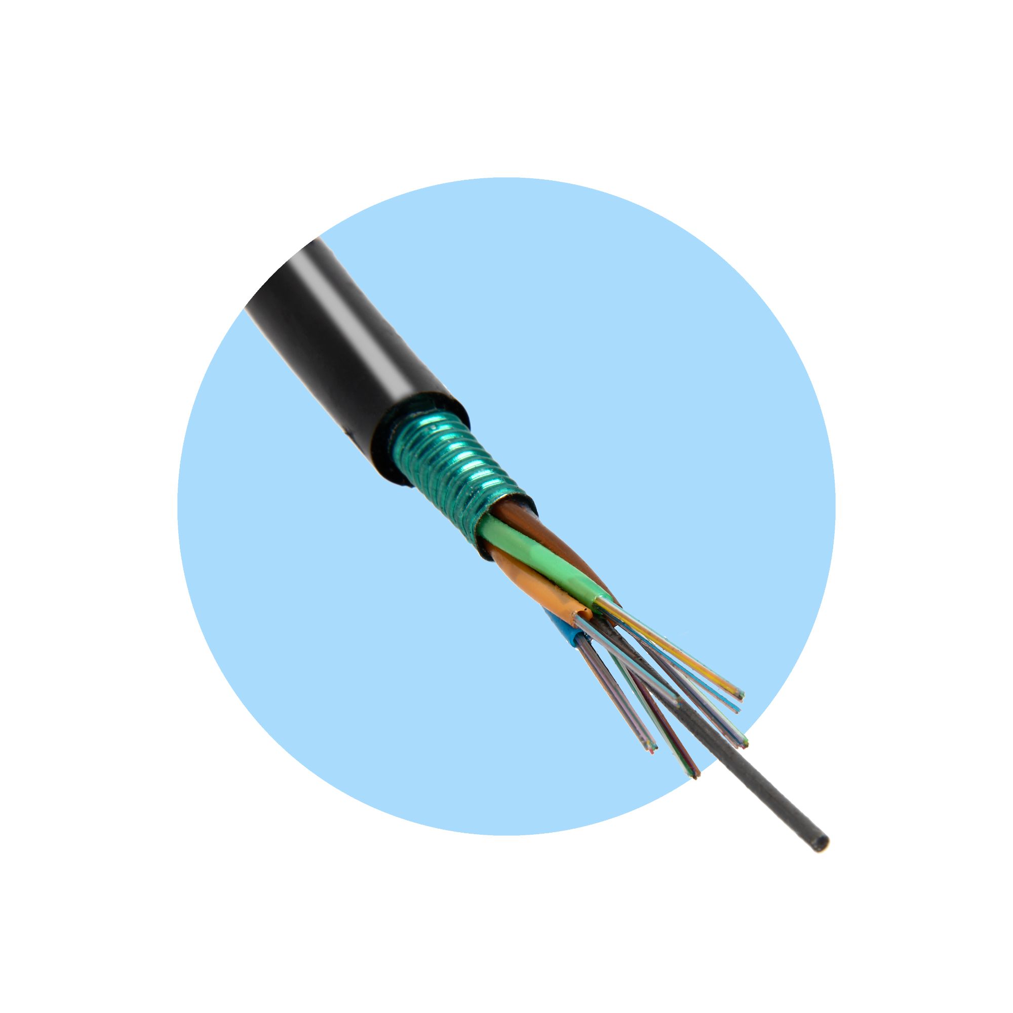 Fiber Optic Cable Underground Duct OFC Fiber Optic Cable GYTS