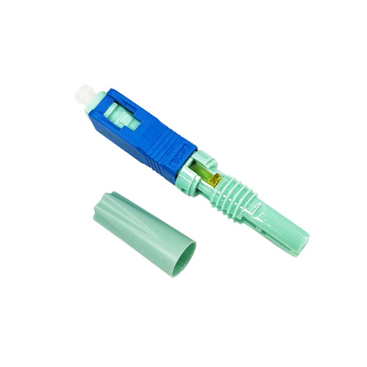 SC APC UPC Single Mode SM Fiber Optic Fast Connector