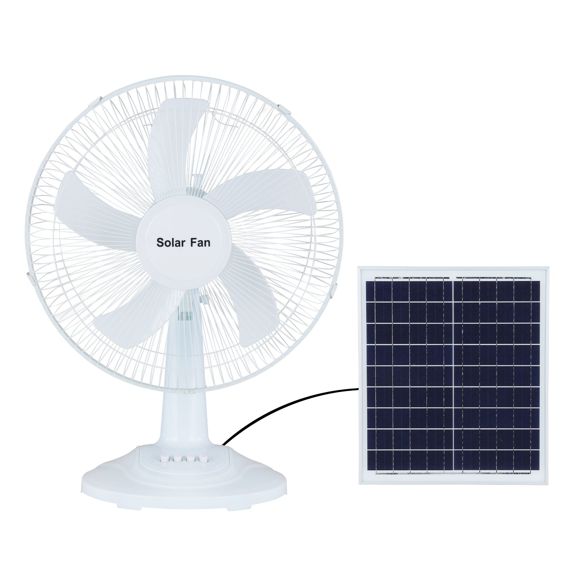 New Design Solar Fan Rechargeable With Solar Panel For Home