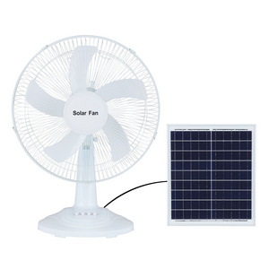 New Design Solar Fan Rechargeable With Solar Panel For Home