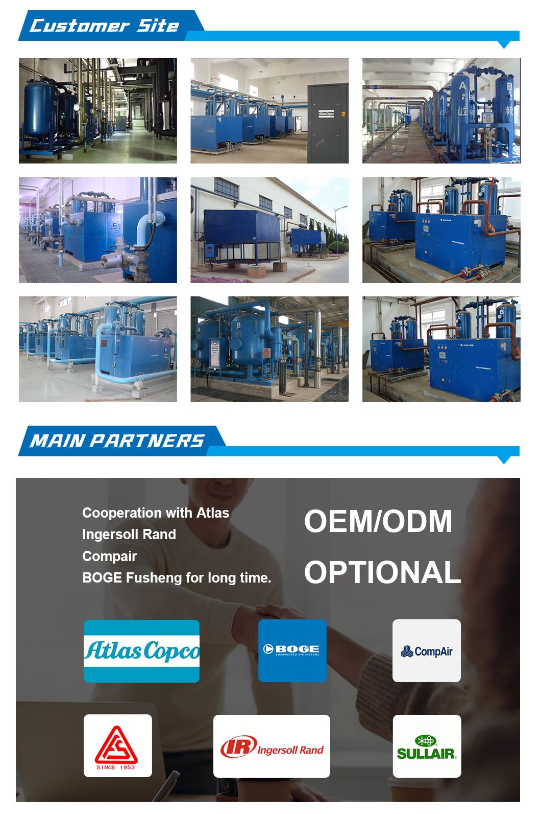 Compressed air filter supplier