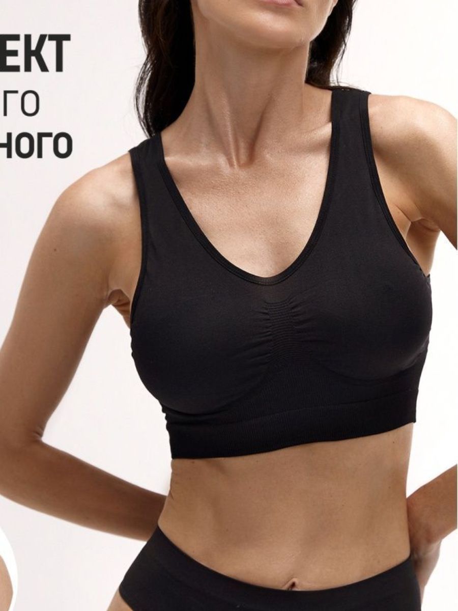 Singwear 13048 Women Nylon Spandex Seamless Sports Bra Without Pads