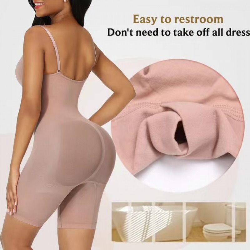 Women Seamless Bodysuit Shapers Abdominal Tummy Control Slimming Shapewear