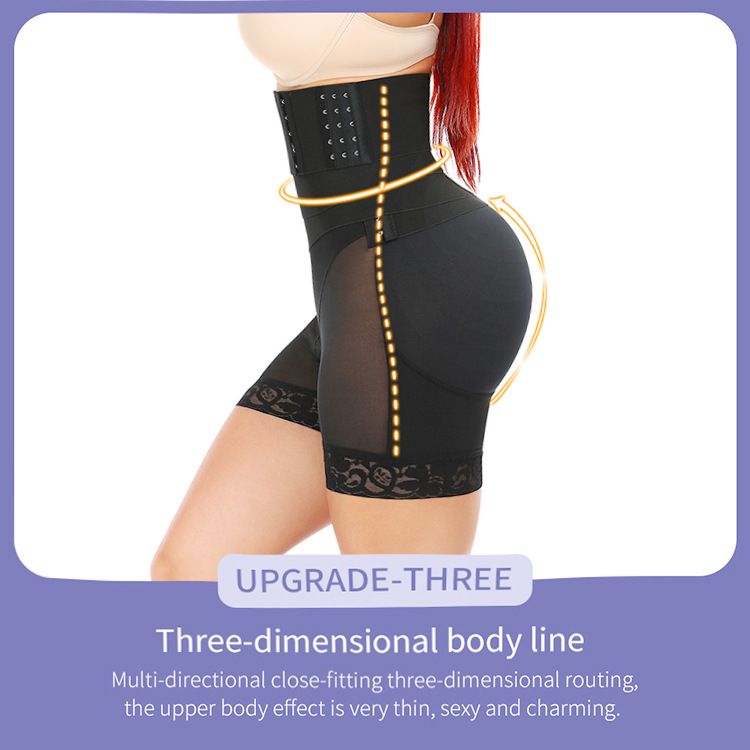 Tummy Control High Waist Bandage Belt Shaper Shorts Body Shapewear