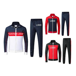 High quality gym wear polyester tracksuits breathable custom tracksuits for men