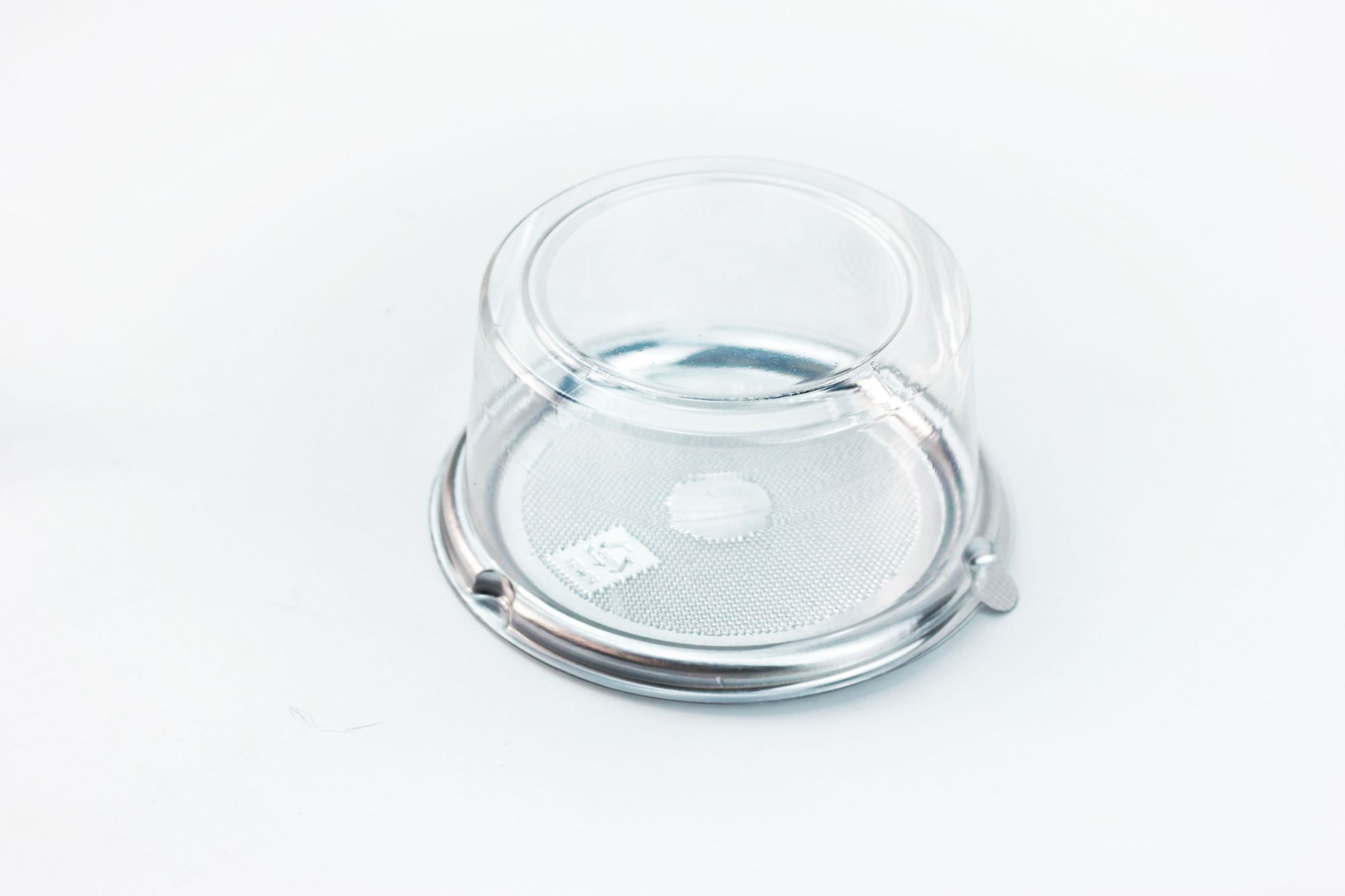 Disposable Single Cake Container Room Cupcake Carrier Box Silver Bottom Pan