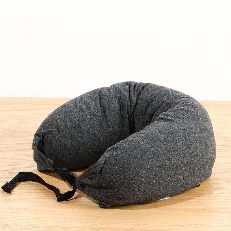 High-Rebound Latex Foam Scraps And Cotton Jersey Fabric Neck Pillow For Travel