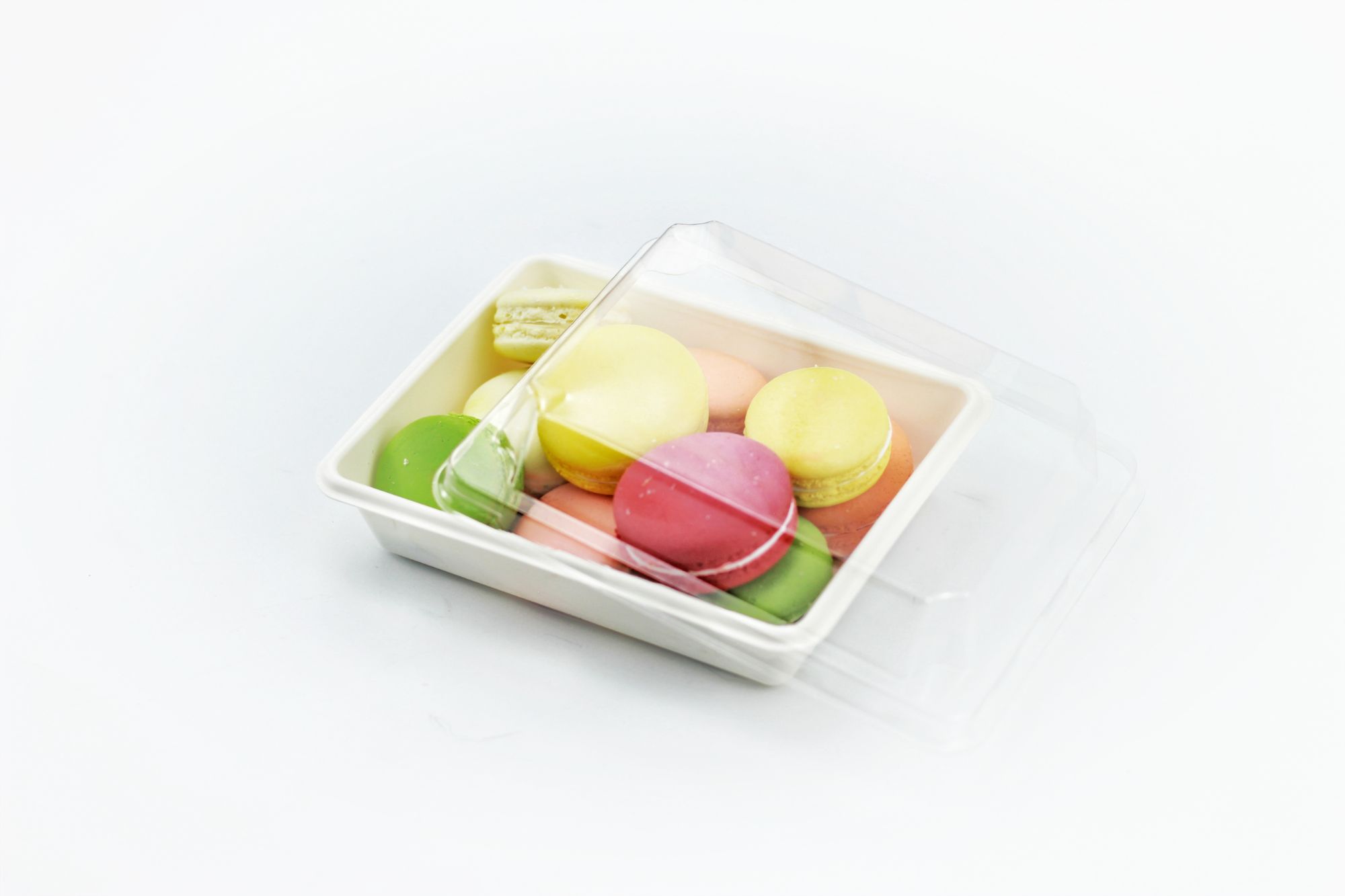 Clear Plastic Cake Box Sandwich box muffins box cookies box Bakery Food Container