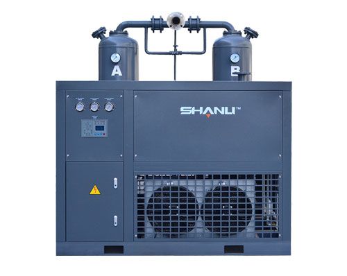 Combined low dew point compressed air dryer machine