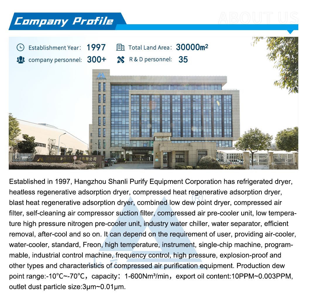 Combined low dew point compressed air dryer machine