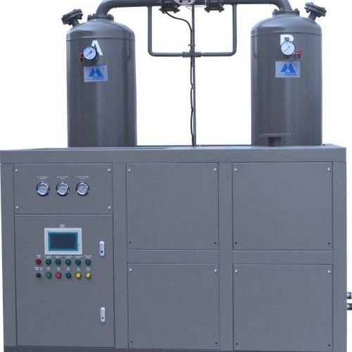 Water cooled combined low dew point compressed air dryer