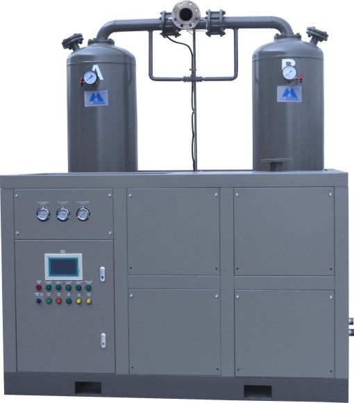 Water cooled combined low dew point compressed air dryer