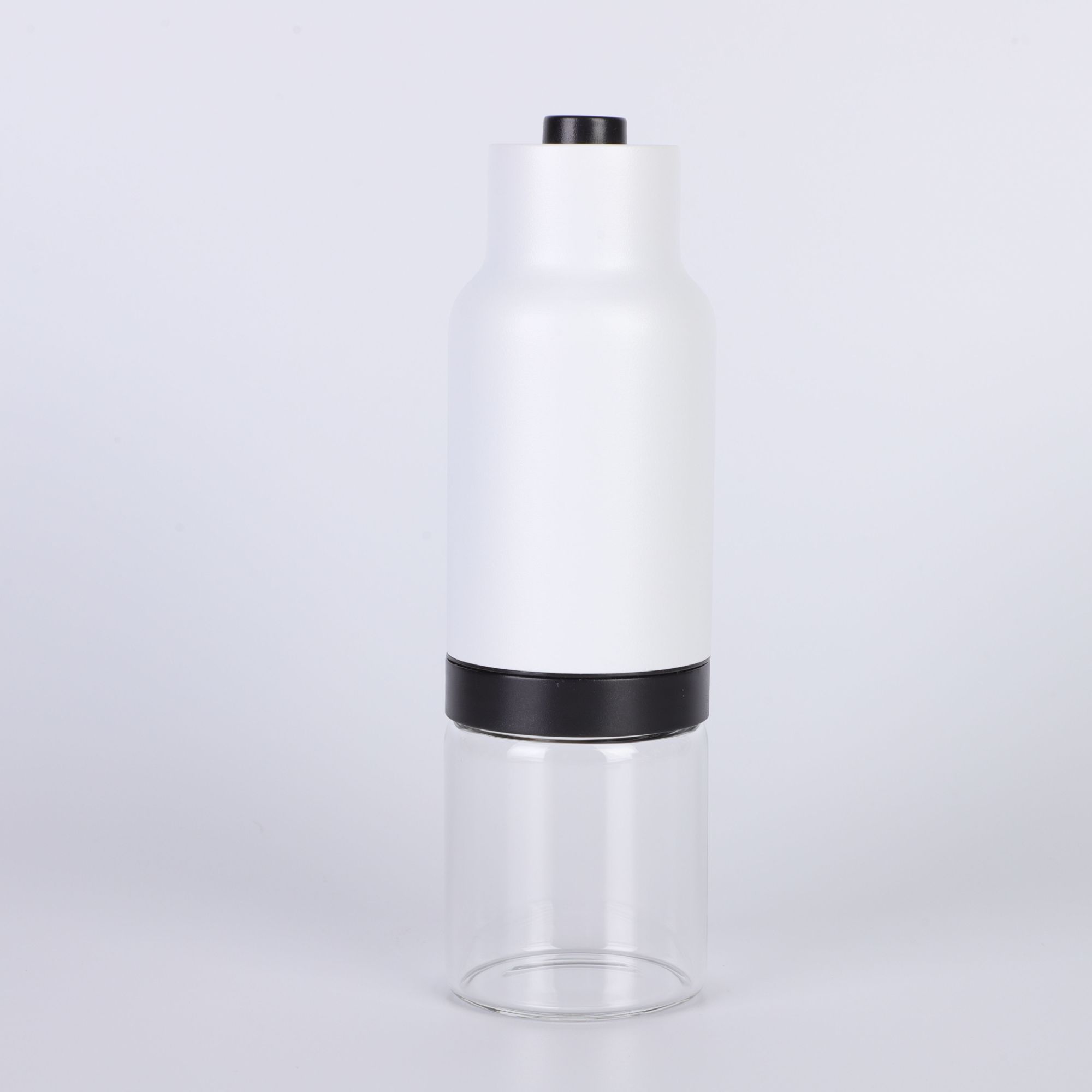 Factory New Design Gravity Automatic Electric Salt And Pepper Grinder With Plastic Shell And Container