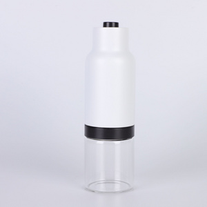 Factory New Design Gravity Automatic Electric Salt And Pepper Grinder With Plastic Shell And Container