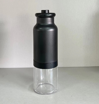 Factory New Design Gravity Automatic Electric Salt And Pepper Grinder With Plastic Shell And Container