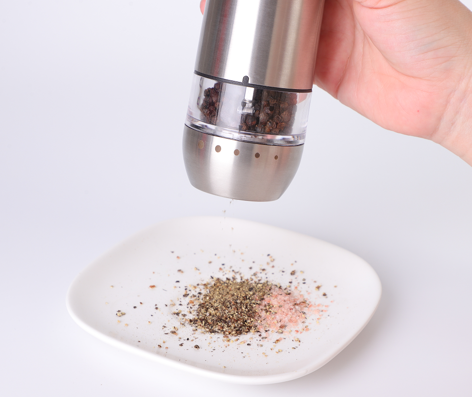 Gravity Electric Grinder 2 In 1 Usb Change Salt And Pepper Mill