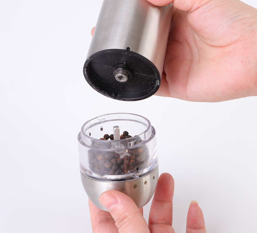 Gravity Electric Grinder 2 In 1 Usb Change Salt And Pepper Mill