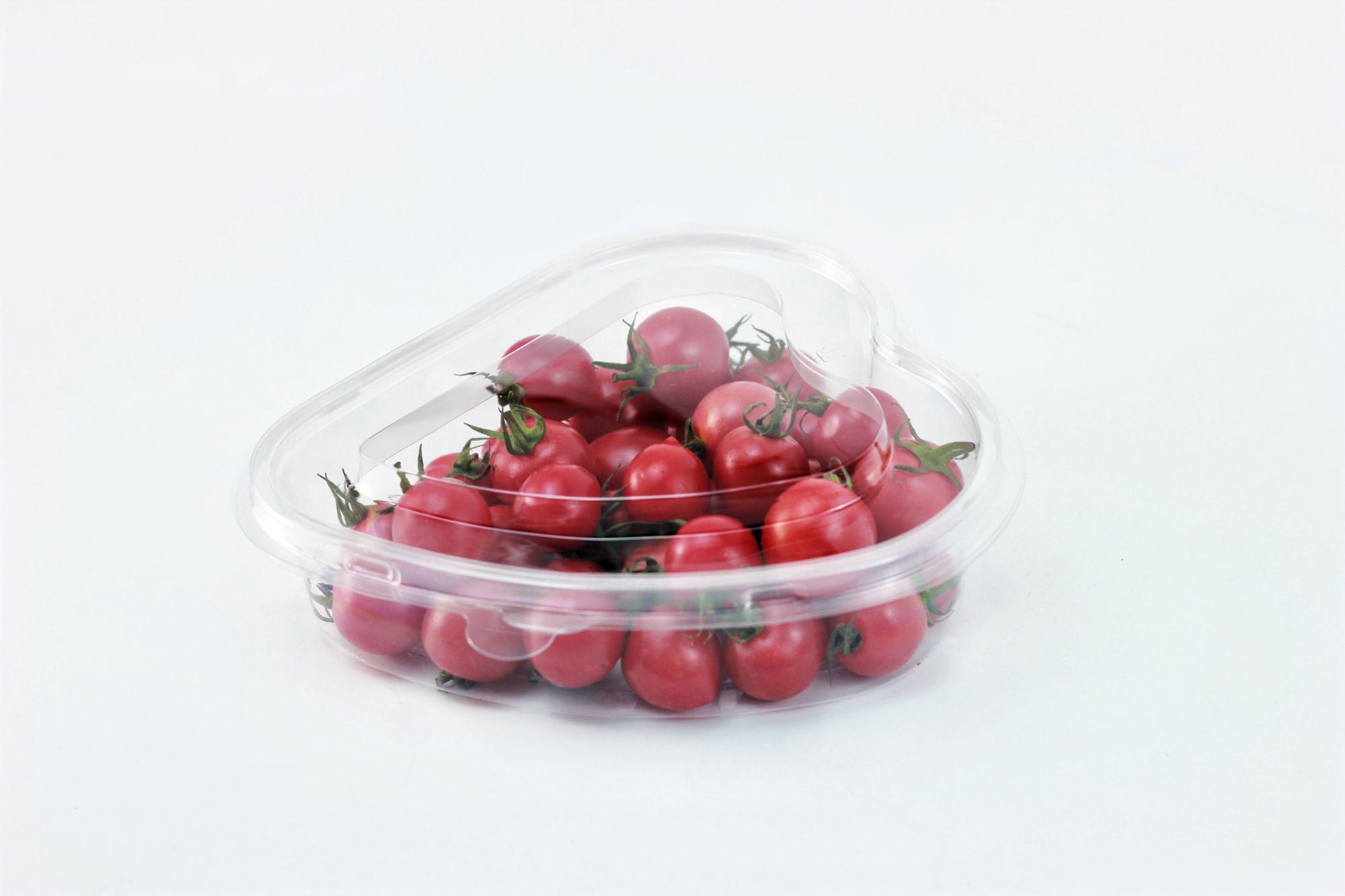 Heart Shaped Plastic Box Strawberry Packaging Charcuterie Boxes with Clear Lids Dessert Boxes