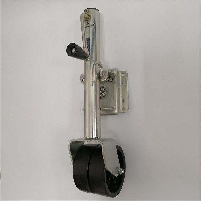 1500 lbs Round Tube Jack for High Quality Trailer Jack with 2 * 6 inch wheel