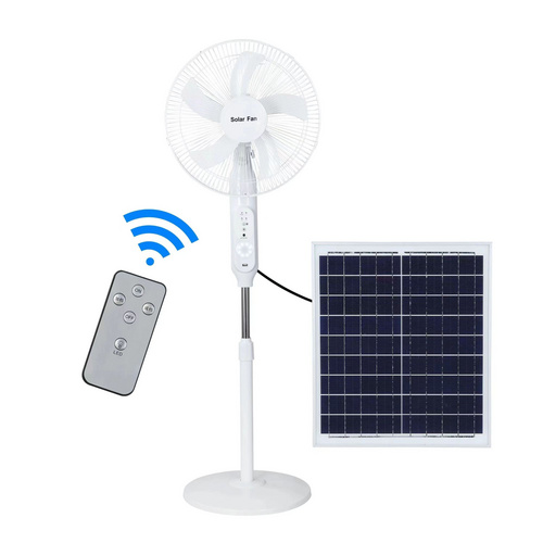Heavy Duty Emergency Rechargeable Solar Fan With Remote Control