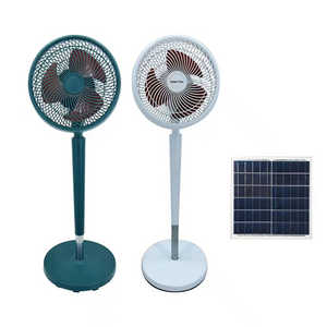 Wholesale 10 Inch Rechargeable Fan With Solar Panel