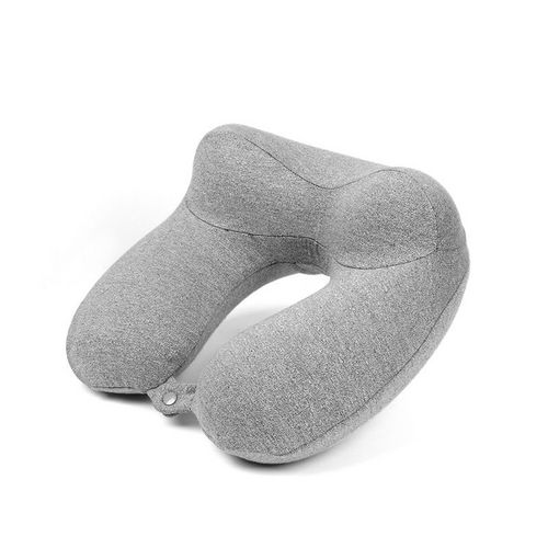 Soft Removable Portable Double Hump Inflatable Pillow For Travel