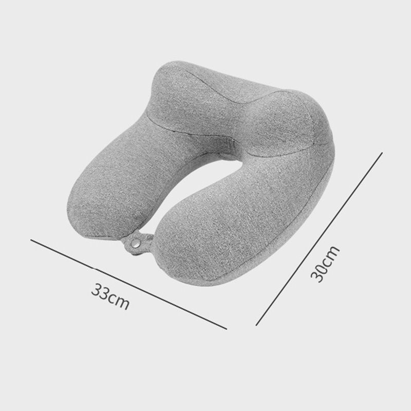 Soft Removable Portable Double Hump Inflatable Pillow For Travel