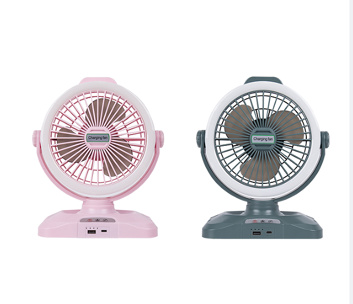 Outdoor Rechargeable Usb 6 Inch Solar Powered Fans For Home