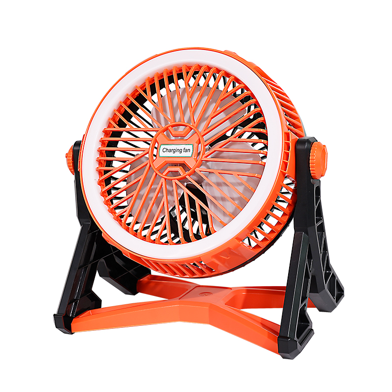 Rechargeable Outdoor Portable Camping Fan with Three Gear Adjustment USB Charging Solar Fan