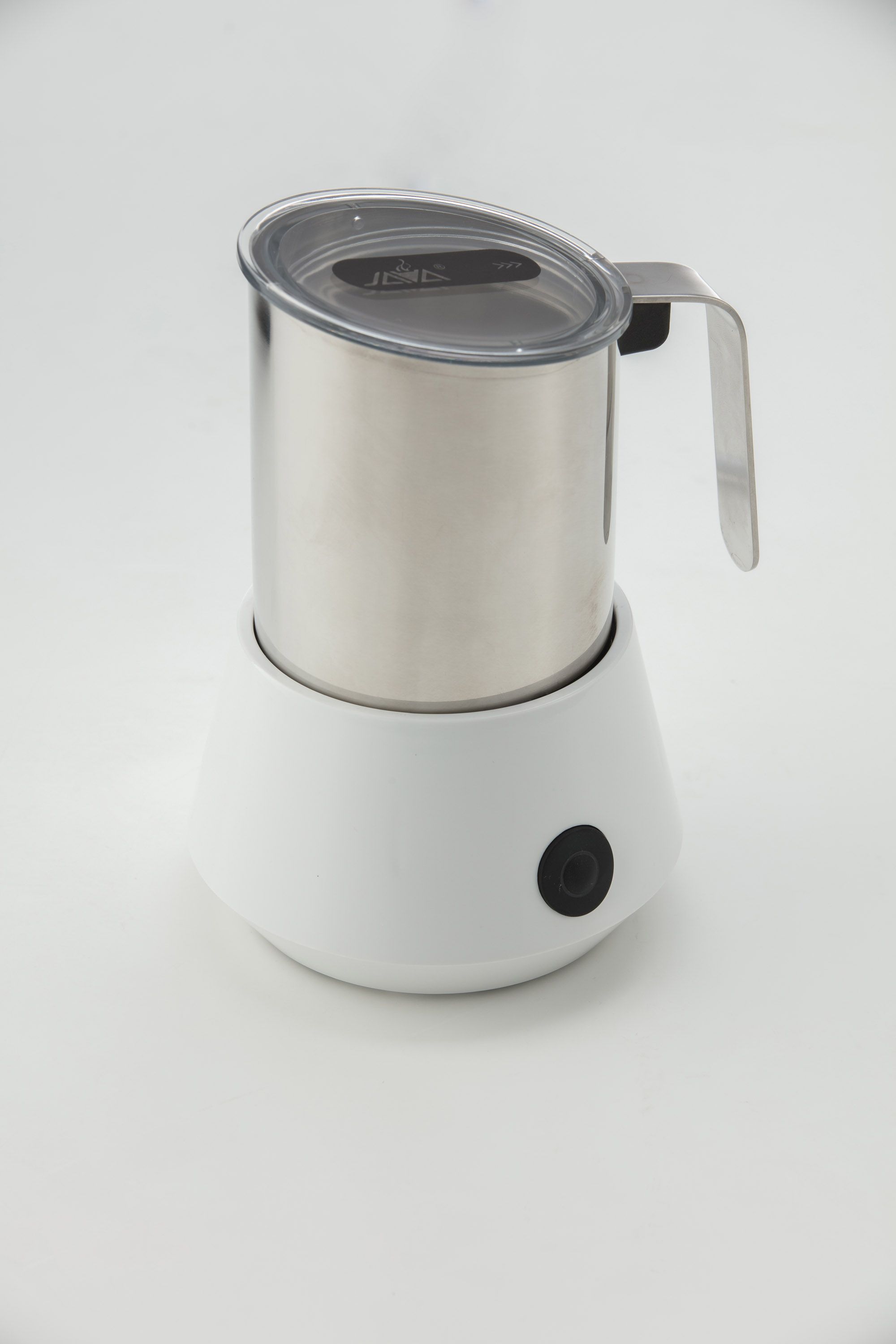 Milk frother cup with electric