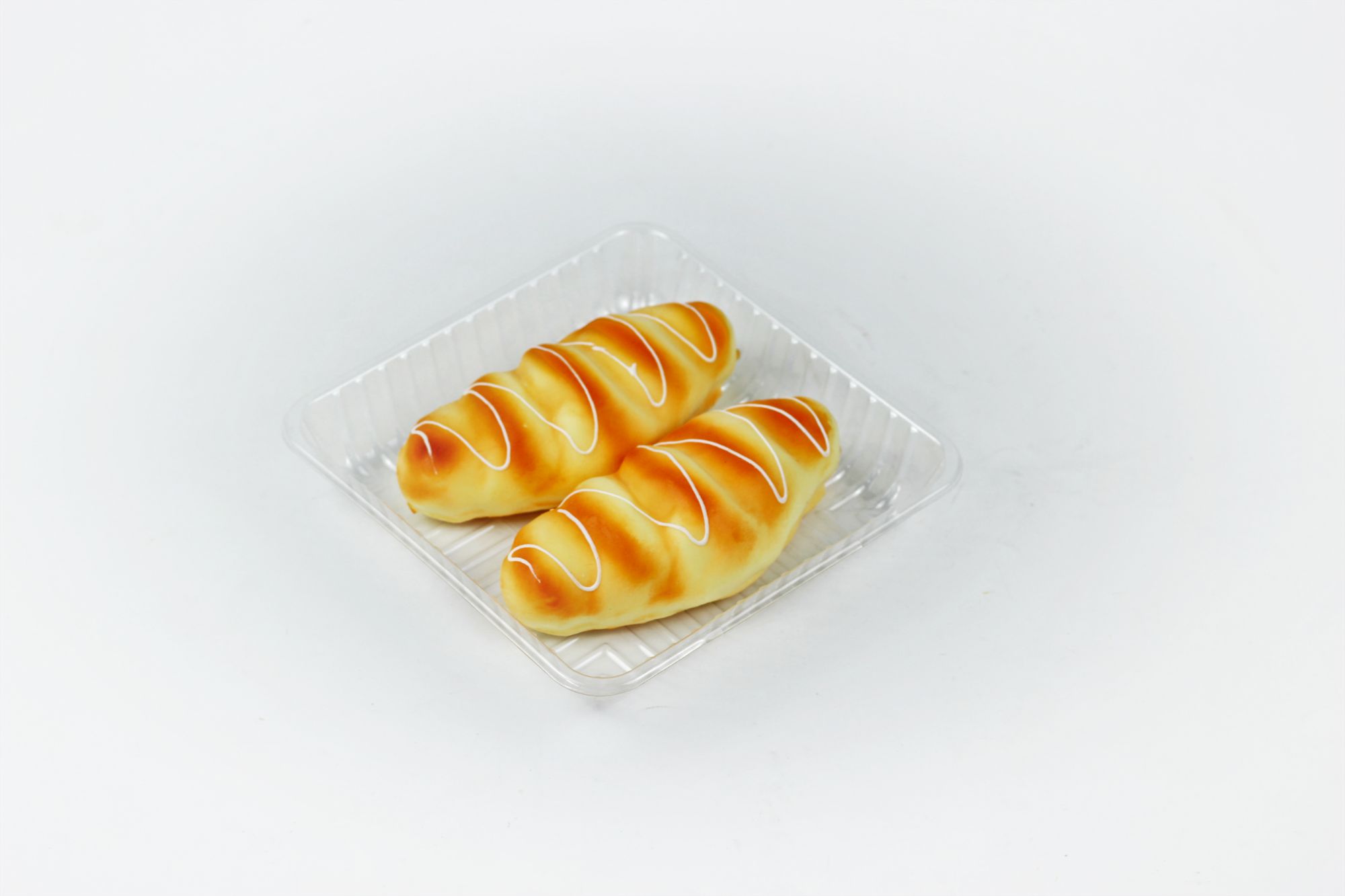 Clear Plastic Food Tray for Fruit Veggie Snack Cake Food Grad PET Rectangular Serving Platter