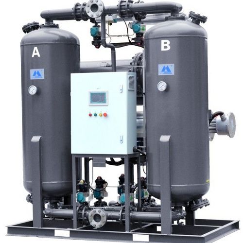 Blower purge desiccant air dryer