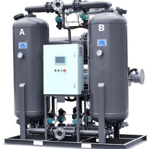 Zero purge blower heat regeneration desiccant compressed air dryer